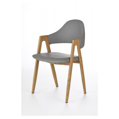 Dizajnová stolička Meno sivá Halmar