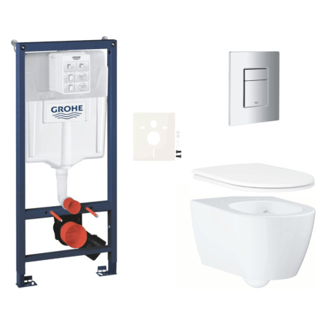 Závesný wc set do ľahkých stien / predstenová montáž Grohe Essence SIKOGRSESSCP00