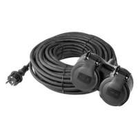 EMOS Prodlužovací kabel gumový 25m černý