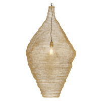 Orientálna závesná lampa zlatá 60 cm - Nidum L.