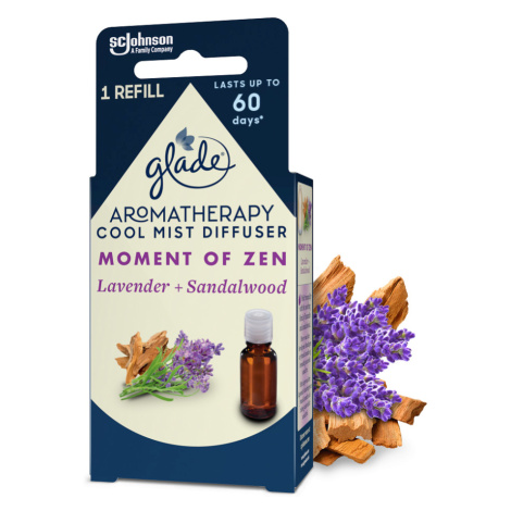 GLADE Aromatherapy Cool Mist Esenciálny olej do arómy difuzéra Moment of Zen 17,4 ml