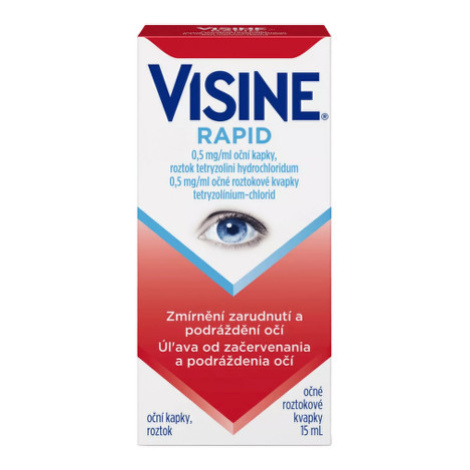 VISINE Rapid 0,5 mg/ml kvapky do očí 15 ml
