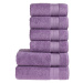Stanex Sada osušiek a uterákov MEXICO fialová, 4 ks 50 x 100 cm, 2 ks 70 x 140 cm