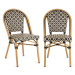 Blumfeldt Montbazin BL, bistro stolička, možnosť ukladať stoličky na seba, hliníkový rám, polyra