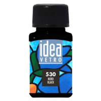 MAIMERI IDEA VETRO - Farby na sklo 530 - black, 60 ml