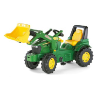 Rollytoys Šliapací traktor John Deere s predným nakladačom