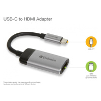 Verbatim adaptér USB-C 3.1 GEN 1 na HDMI 4K(F),  10cm kabel