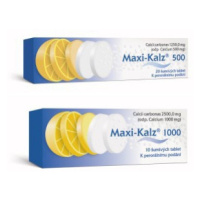 Maxi-Kalz 500 mg 20 šumivých tabliet