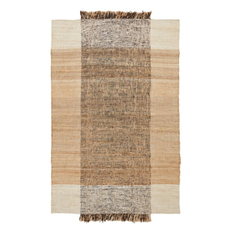 Béžový obojstranný/ručne tkaný jutový koberec 160x230 cm Sully – Kave Home