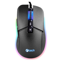 Herní myš C-TECH Dawn (GM-24L), casual gaming, 6400 DPI, RGB podsvícení, USB