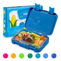 Klarstein junior Lunchbox, 6 priehradiek, 21,3 x 15 x 4,5 cm (Š x V x H), bez BPA