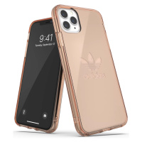 Kryt ADIDAS - Protective Clear Case Big Logo for iPhone 11 Pro Max rose gold col. (36412)