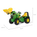 Šlapací traktor s lyžicou John Deere Rolly Toys 651047