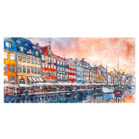 Obraz 80x40 cm Copenhagen – Fedkolor