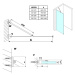 GELCO - VARIO CHROME jednodielna sprchová zástena na inštaláciu k stene, číre sklo, 900  GX1290G