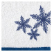 Bavlnený uterák s modrou vianočnou vyšívkou Šírka: 70 cm | Dĺžka: 140 cm