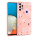 Silikónové puzdro na Samsung Galaxy A13 A135 Tech-protect  kvety ružové