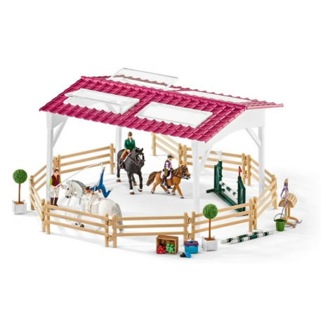 Schleich 42389 Jazdecká škola s jazdcami a koňmi