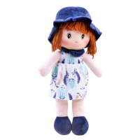 Látková bábika Maja v klobúčiku 45 cm
