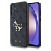 Guess PU 4G Metal Logo Zadný Kryt pre Samsung Galaxy A55 5G Grey