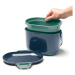 Modro-zelená nádoba na kompostovateľný odpad Addis Caddy, 2,5 l