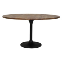 Okrúhly jedálenský stôl s doskou z akácie v prírodnej farbe ø 140 cm Biboca – Light & Living