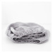 Detská sivá ľanová plachta Linen Tales Nature, 90 x 200 cm