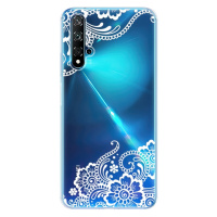 Odolné silikónové puzdro iSaprio - White Lace 02 - Huawei Nova 5T