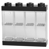 LEGO® zberateľská skrinka na 8 minifigúrok - čierna