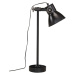 vidaXL Stolová lampa 25 W čierna 15x15x55 cm E27