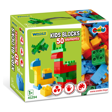 Wader Kids Blocks - kocky 50 ks