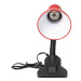 Malá červená lampa s klipom, E27 LATSA DL-3/R ORNO