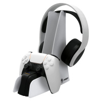 snakebyte PS5 Dual Charge 5 & Headset Stand™ (white)