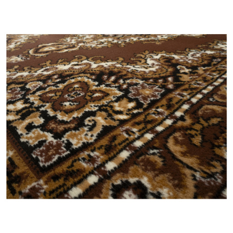 Kusový koberec TEHERAN T-102 brown kruh - 190x190 (průměr) kruh cm Alfa Carpets