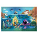 Puzzle 1000 dielikov Disney Mapa - Malá morská víla