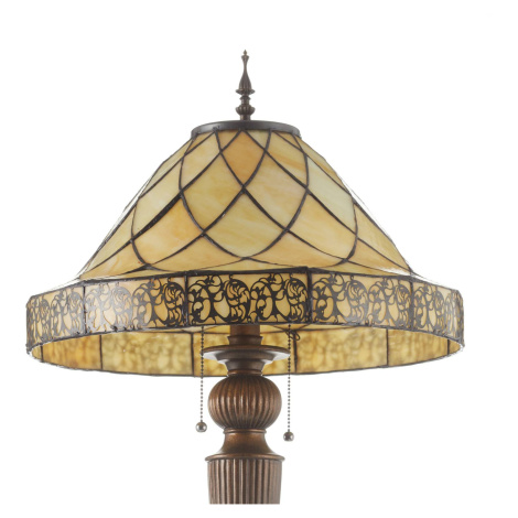 Dekoratívna stojaca lampa Diamond tienidlo Tiffany