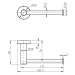 Sapho Sapho, X-ROUND držiak toaletného papiera, bez krytu, chróm, XR723