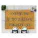 Rohožka z prírodného kokosového vlákna Artsy Doormats Come In If you Have Prosecco, 40 x 60 cm