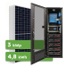 Ecoprodukt Hybrid Victron 3kWp 4,8kWh RACK 1-fáz predpripravený solárny systém