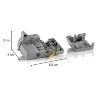 3-fázový multiadaptér Noa, nosnosť 5kg, sivý