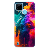 Odolné silikónové puzdro iSaprio - Astronaut in Colors - Realme C21Y / C25Y