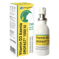 OROFAST Vitamin D3 AXONIA 1000 IU sublinguální sprej 30 ml