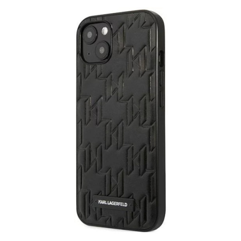 Kryt Karl Lagerfeld KLHCP13SMNMP1K iPhone 13 mini 5,4" hardcase black Monogram Plaque (KLHCP13SM