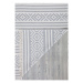 Bielo-čierny bavlnený koberec Oyo home Duo, 60 x 100 cm