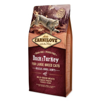 Krmivo Carnilove Large Breed Cats Muscles, Bones, Joints Duck & Turkey 6kg