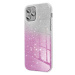 Silikónové puzdro na Apple iPhone 14 Pro Shine Bling TPU strieborno-ružové