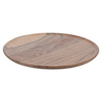 Dekoračný tanier z akáciového dreva, 22 x 1 cm