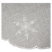 Forbyt Vianočný obrus Hviezdičky sivá, 40 x 140 cm