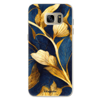 Silikónové puzdro iSaprio - Gold Leaves - Samsung Galaxy S7