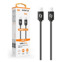 ALIGATOR dátový kábel POWER 60W, USB-C/USB-C 3A, dĺžka 1 m, čierna